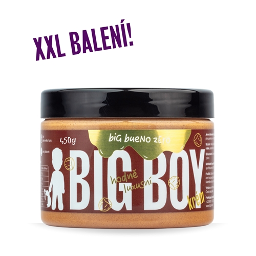 BIG BOY® Big Bueno zero - Jemný lieskový krém s brezovým cukrom 220g