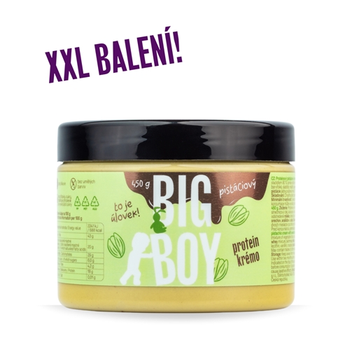 BIG BOY® Protein Kremo pistáciový - Proteínový pistáciový krém 450g