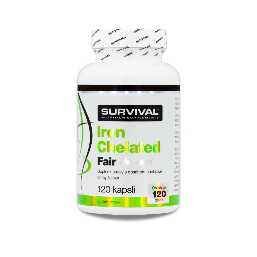 E-shop Survival: Železo - Iron Chelated Fair Power (R), 120 cps