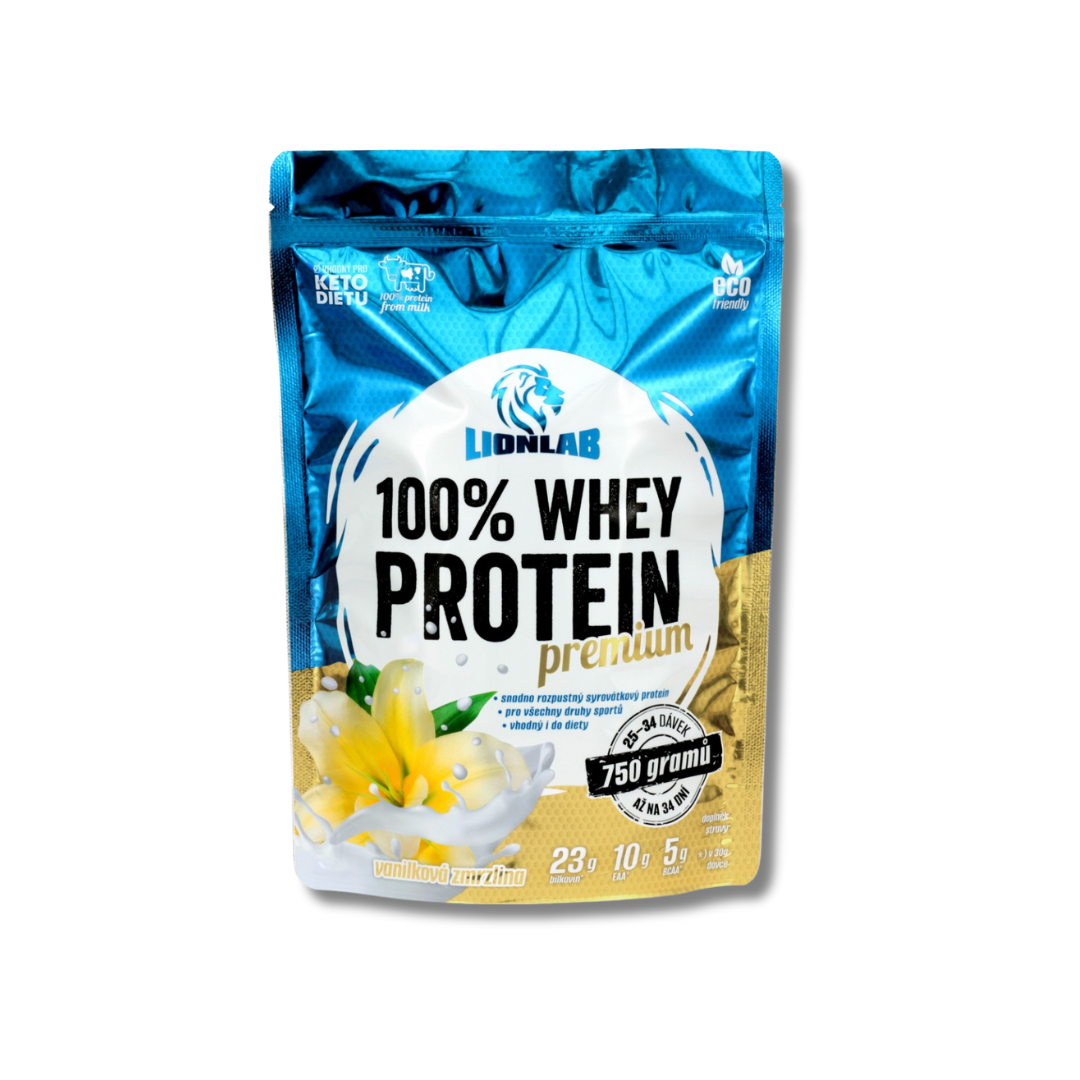 E-shop Lionlab: 100 % Whey Protein - vanilková zmrzlina 750 g
