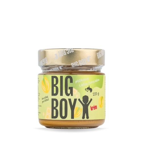 BIG BOY® Pistácie s bielou čokoládou 220g